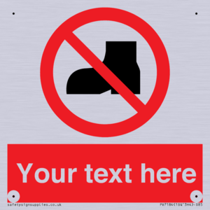 Custom No outdoor footwear